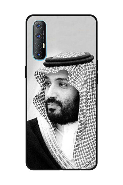 Covernex غطاء حماية لهاتف أوبو رينو 3 برو صورة محمد بن سلمان بالأبيض والأسود
