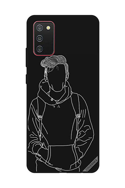 Covernex غطاء حماية لهاتف سامسونج جالاكسي A02s/F02s رسم جاكت بوي