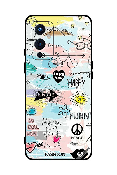 Covernex غطاء حماية لهاتف OnePlus 9 Doodle Meow Enjoy