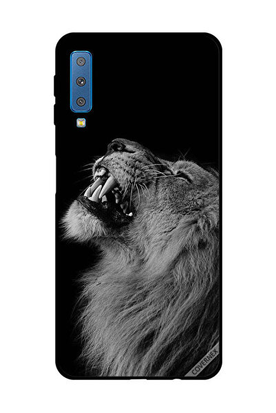 Covernex غطاء حماية لهاتف سامسونج جالاكسي A7 2018 - أسد مبتهج