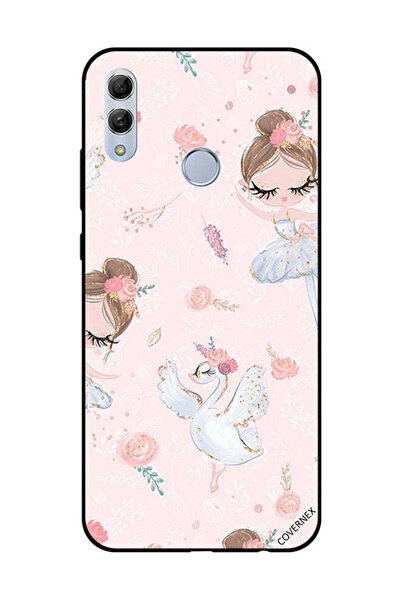 Covernex غطاء حماية لهاتف Honor 10 Lite - فتاة وزهور