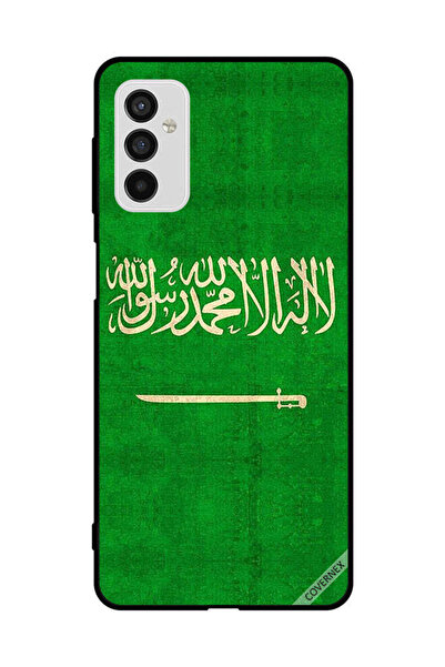 Covernex غطاء حماية لهاتف سامسونج جالاكسي M52 5G بعلم المملكة العربية السعودي...