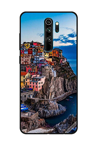 Covernex غطاء حماية لهاتف شاومي ريدمي نوت 8 برو - منازل ملونة على البحر