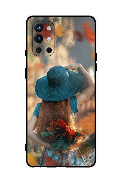 Covernex غطاء حماية لهاتف OnePlus 9R، فتاة قبعة تخفي أوراق الحب