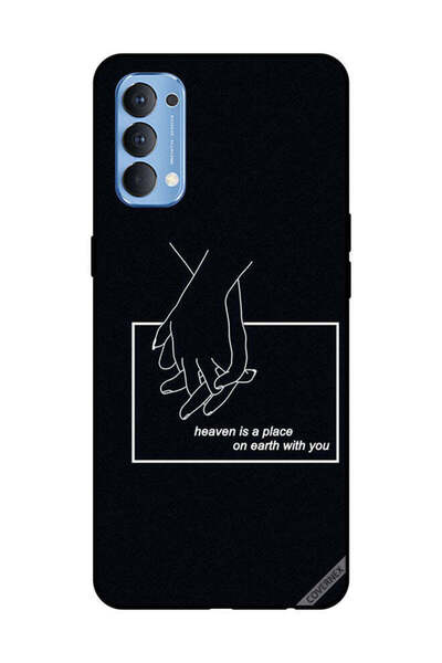 Covernex غطاء حماية لهاتف OPPO Reno 4 4G الجنة مكان على الأرض معك