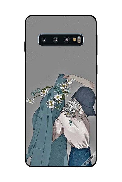 Covernex Protective Case Cover For Samsung Galaxy S10 Cap Girl Wearing Floral...