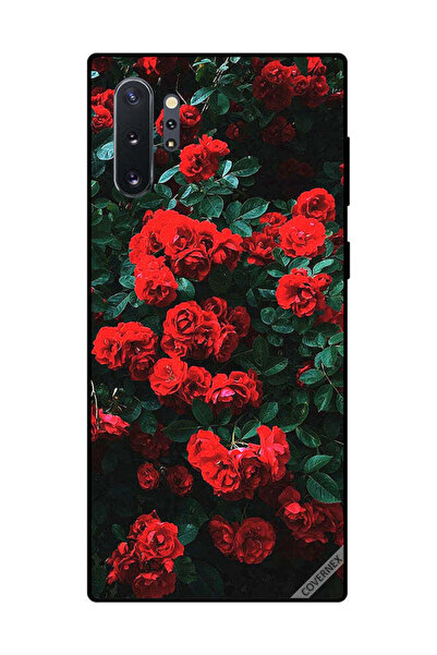 Covernex غطاء حماية لهاتف سامسونج جالكسي نوت 10 بلس - حديقة الورود الحمراء