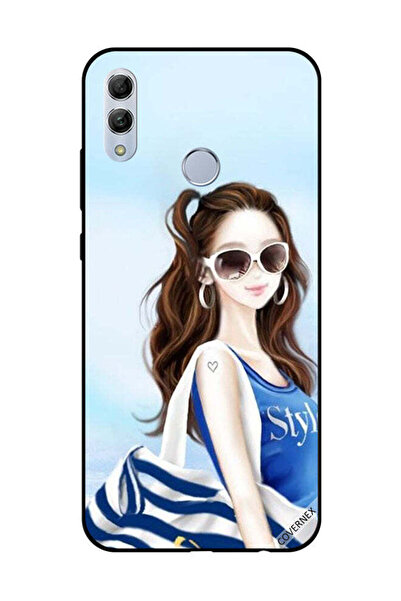 Covernex غطاء حماية لهاتف Honor 10 Lite بتصميم قميص أزرق