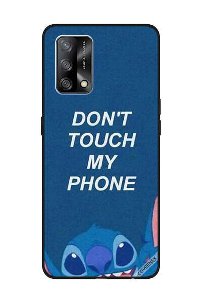 Covernex Protective Case Cover For OPPO A74/F19 4G Don't Touch My Phone Blue