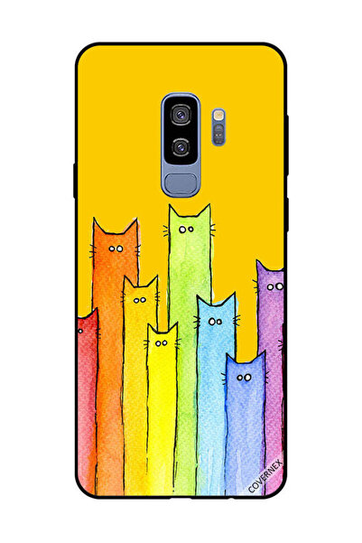 Covernex غطاء حماية لهاتف سامسونج جالاكسي S9 بلس - تصميم دمية قطة
