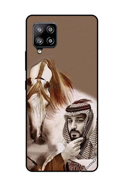 Covernex غطاء حماية لهاتف سامسونج جالاكسي M42 5G محمد بن سلمان أمام حصان