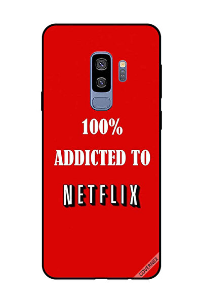 Covernex غطاء حماية لهاتف سامسونج جالاكسي S9 بلس مدمن على نتفليكس بنسبة 100%