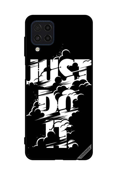 Covernex Protective Case Cover For Samsung Galaxy M32 4G Just Do It B&w