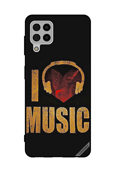 Covernex غطاء حماية لهاتف سامسونج جالاكسي A22 4G، أنا أحب الموسيقى فينتاج