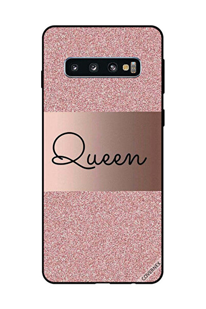 Covernex غطاء حماية لهاتف سامسونج جالاكسي S10 - كوين جليتر - بيج