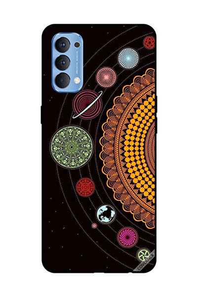 Covernex Protective Case Cover For OPPO Reno 4 4G Mandala Space Shapes