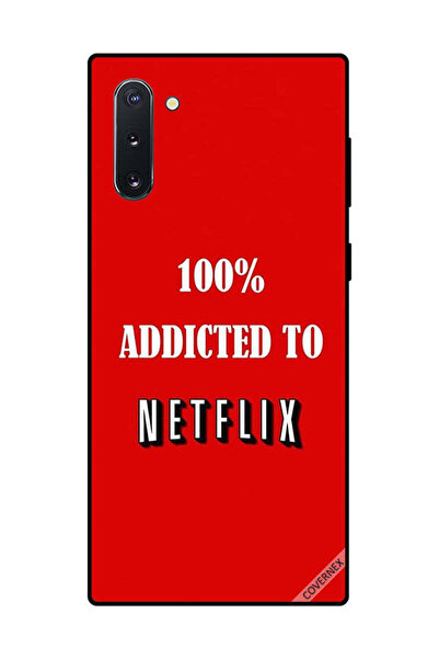 Covernex غطاء حماية لهاتف سامسونج جالكسي نوت 10، مدمن على نتفليكس بنسبة 100%