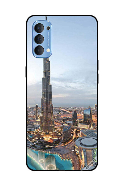 Covernex غطاء حماية لهاتف OPPO Reno 4 4G منظر جميل لوسط مدينة دبي
