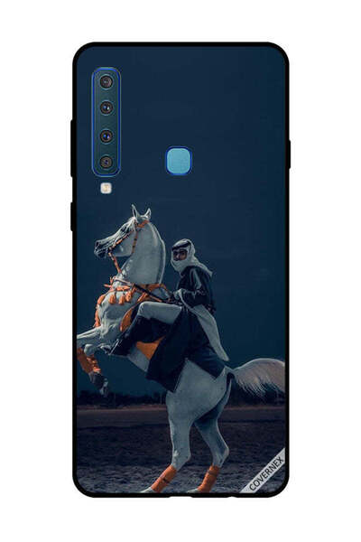 Covernex غطاء حماية لهاتف سامسونج جالاكسي A9 2018 - شاب على حصان
