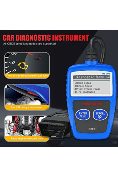 Choice Blue 1 PC Car Fault Diagnosis Instrument Obd2 Clear Fault Codes Diagnostic Scanning Tools Universal