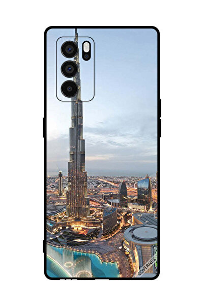 Covernex غطاء حماية لهاتف Oppo Reno6 Pro+ 5G منظر جميل لوسط مدينة دبي