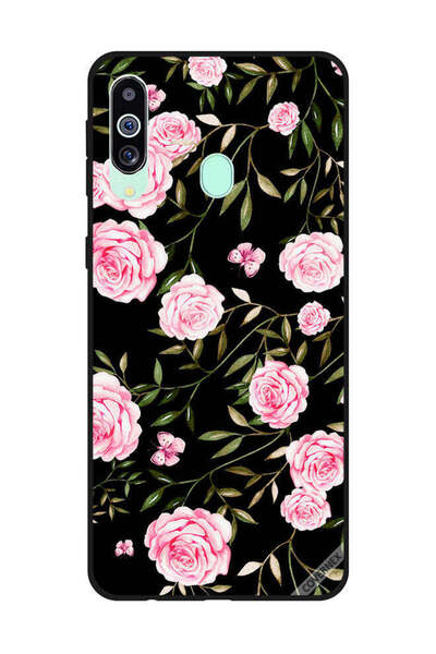 Covernex غطاء حماية لهاتف سامسونج جالاكسي M40/A60، ورود وردية في باقات من الأ...