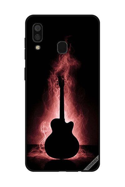 Covernex غطاء حماية لهاتف سامسونج جالاكسي A30 بتصميم انعكاس جيتار في الظلام