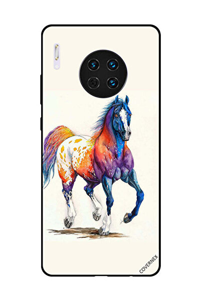 Covernex غطاء حماية لهاتف هواوي ميت 30 - حصان ملون