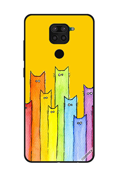 Covernex غطاء حماية لهاتف شاومي ريدمي نوت 9 - فن دمية القطة