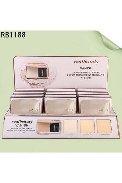 real beauty Real Beauty - 3 pieces of Vanish pressed powder for the face, 3 colors -