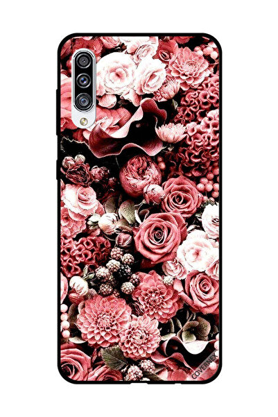 Covernex غطاء حماية لهاتف سامسونج جالاكسي A30s - لون الخوخ والورود 2