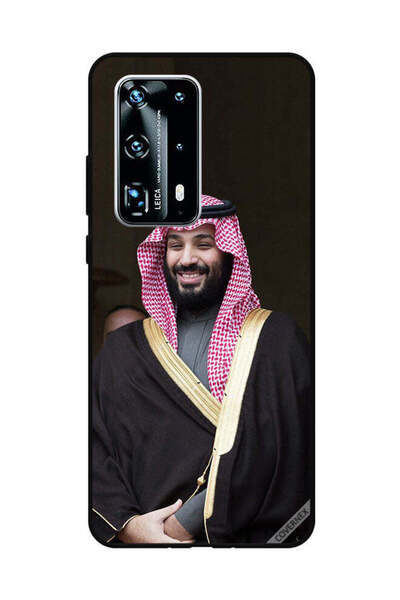Covernex غطاء حماية لهاتف هواوي بي 40 برو بلس محمد بن سلمان مبتسمًا
