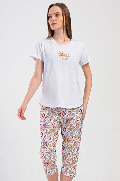 VİENETTA Γυναικείο κοντομάνικο κοστούμι πιτζάμες Capri, 409022