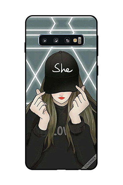 Covernex غطاء حماية لهاتف سامسونج جالكسي S10 مع غطاء للرأس