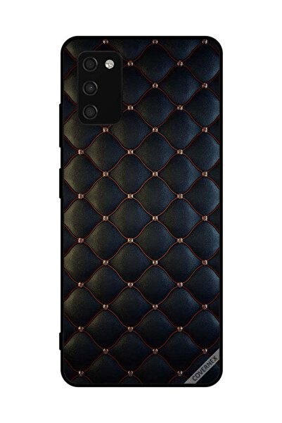 Covernex غطاء حماية لهاتف سامسونج جالاكسي A03s 4G بنقشة قماشية سوداء
