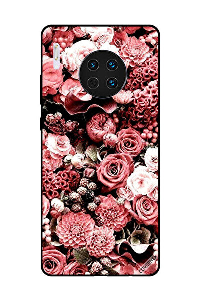 Covernex غطاء حماية لهاتف هواوي ميت 30 - لون الخوخ والورود 2