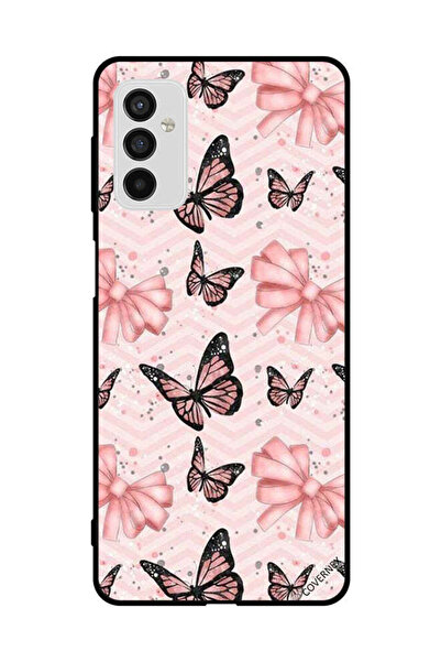 Covernex غطاء حماية لهاتف سامسونج جالاكسي M52 5G - فراشات باللونين الأسود وال...
