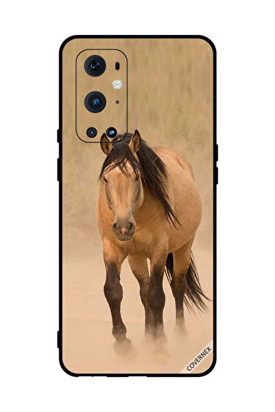 Covernex غطاء حماية لهاتف OnePlus 9 Pro سباق الخيل البني