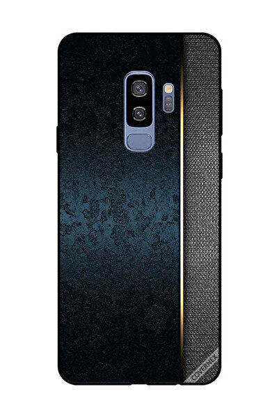 Covernex غطاء حماية لهاتف سامسونج جالاكسي S9 بلس بنمط جلدي أخضر داكن