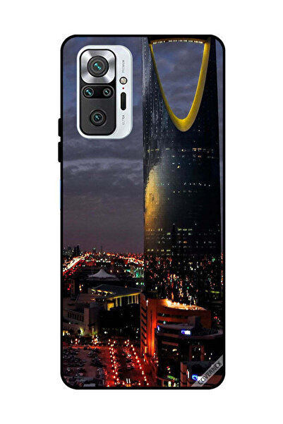 Covernex غطاء حماية لهاتف شاومي ريدمي نوت 10 برو 4G منظر برج الفيصلية في المساء