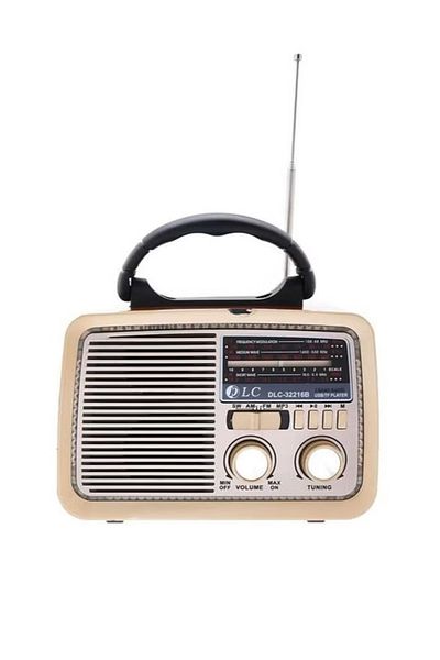 DLC Portable Radio Brown/Black/Gold