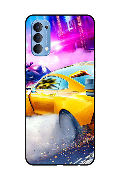 Covernex غطاء حماية لهاتف OPPO Reno 4 4G - سيارة صفراء