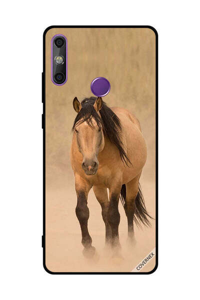 Covernex غطاء حماية لهاتف هواوي إنجوي 20E - سباق الخيل البني