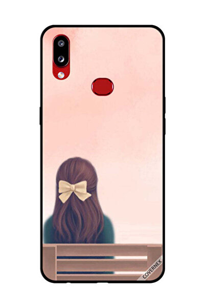 Covernex غطاء حماية لهاتف سامسونج جالاكسي A10s - فتاة جميلة على مقعد