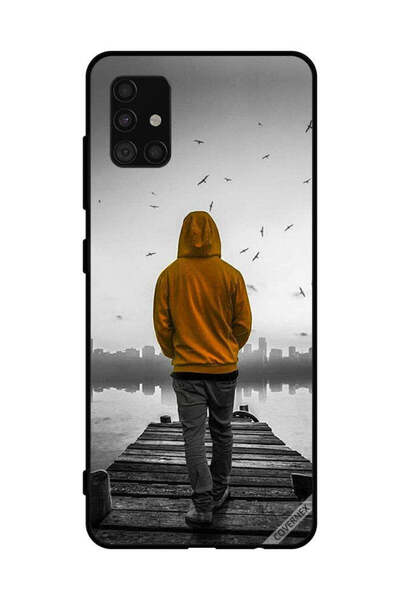 Covernex غطاء حماية لهاتف سامسونج جالاكسي A51 4G - فتى حزين يمشي