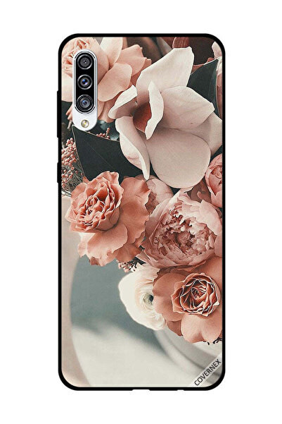 Covernex غطاء حماية لهاتف سامسونج جالاكسي A30s بنقشة زهور الخوخ
