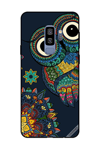 Covernex غطاء حماية لهاتف سامسونج جالاكسي S9 بلس بتصميم بومة زهرية