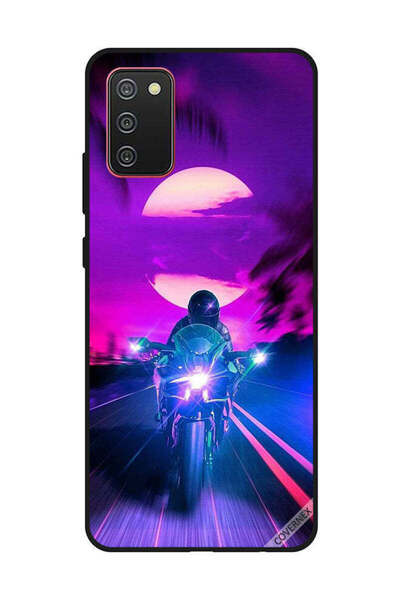 Covernex غطاء حماية لهاتف سامسونج جالاكسي A02s/F02s راكب الدراجة النارية يترك...