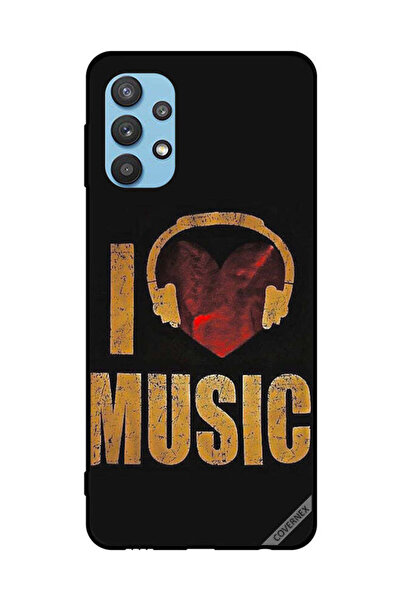 Covernex غطاء حماية لهاتف سامسونج جالاكسي M32 5G، تصميم كلاسيكي، أحب الموسيقى