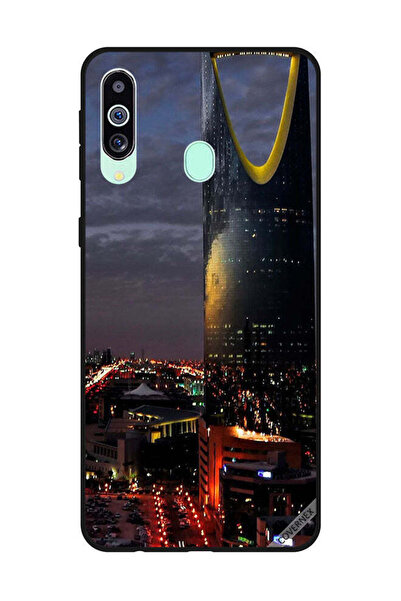 Covernex غطاء حماية لهاتف سامسونج جالاكسي M40/A60 منظر برج الفيصلية في المساء